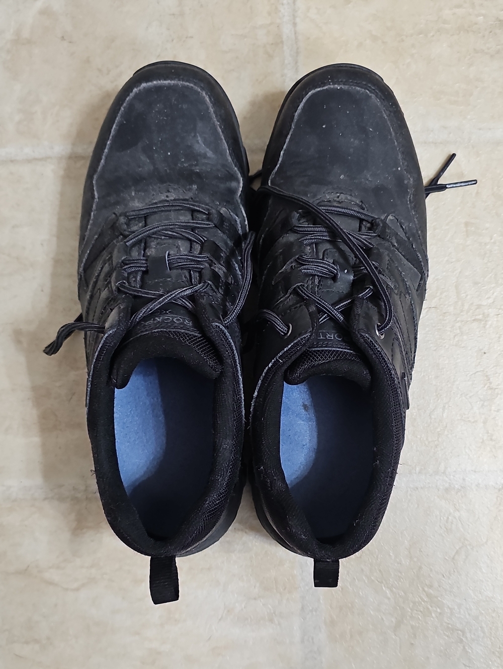 Rockport Men's Black Athletic Lace-Up Sneakers